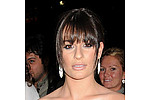 Lea Michele happy at home - Lea Michele enjoys relaxing in front of the TV after a hard day’s work. &hellip;