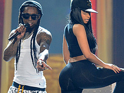 Nicki Minaj Gives Lil Wayne A Lap Dance At Billboard Music Awards