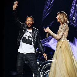Taylor Swift jams on stage with John Legend