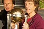 Mick Jagger handed Cricket Cup in Adelaide - Mick Jagger and Charlie Watts were greeted to a cricket fix in Adelaide when Don Bradman Jr placed &hellip;