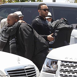 Kanye West meets John Legend&#039;s new daughter