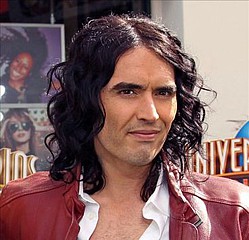 Katy Perry lookalike greets Russell Brand in Sydney