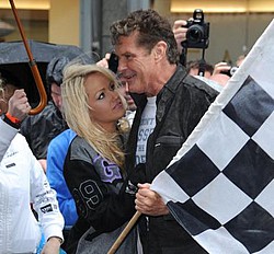 David Hasselhoff rowed with girlfriend hours before birthday party