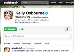 Kelly Osbourne in a Twitter after L Word star gets kicked off flight