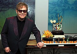 Sir Elton John celebrates 3,000th live performance