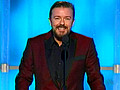 Ricky Gervais Targets Kim Kardashian, Justin Bieber In Golden Globes Monologue - Ricky Gervais did exactly what the Hollywood Foreign Press Association hired him to do with his &hellip;
