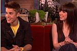 Justin Bieber Joins Carly Rae Jepsen On &#039;Ellen&#039; - is standing behind his girl. Carly Rae Jepsen made her first major U.S. talk-show appearance on &hellip;