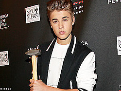 Justin Bieber Accepts Award At Tribeca Film Festival