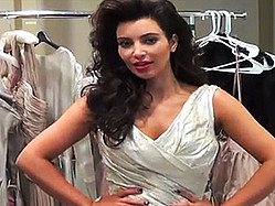 Kim Kardashian Gets Back In A Wedding Dress