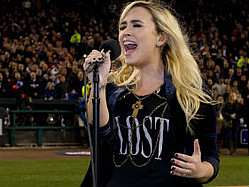 Demi Lovato Belts Anthem Before World Series Game 4: Watch Her First Go-Round!