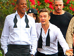 Justin Timberlake &amp; Jay-Z: See Pics From &#039;Suit &amp; Tie&#039; Set!