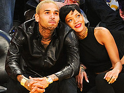 Rihanna And Chris Brown, Kanye And Kim Have A Courtside Christmas