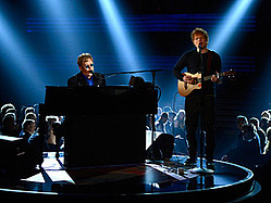 Ed Sheeran, Elton John Make Perfect &#039;A-Team&#039; On Grammys Stage
