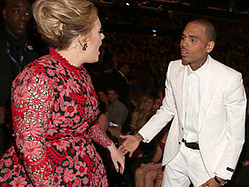 Chris Brown Thanks Adele For Clearing Up Grammy Photo