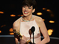 Anne Hathaway Wins Academy Award For Best Supporting Actress - Anne Hathaway dreamed a dream — and her dream came true.Two years after slogging through the Oscars &hellip;