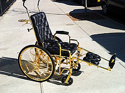 Lady Gaga Pimps Her Recovery With 24-Karat Gold Wheelchair