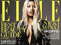 Nicki Minaj Strips Down For Elle Cover