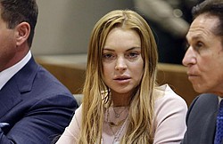 Lindsay Lohan goes out after court date