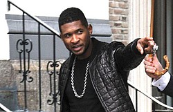 Usher targeted by fan