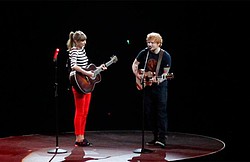 Ed Sheeran is tour buddies with Taylor Swift