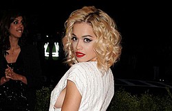 Rita Ora caught again in Met Ball gown